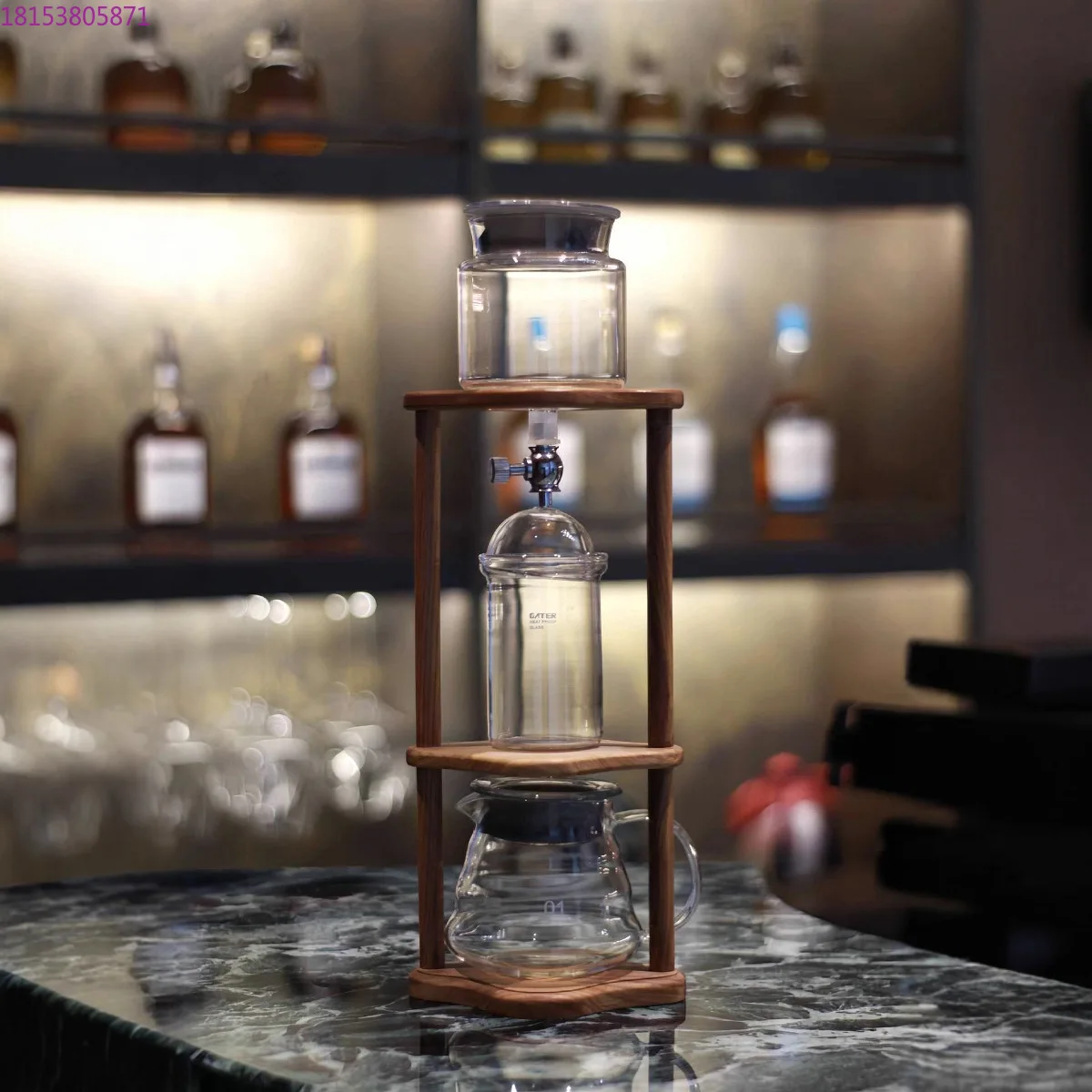 Glass drip coffee ice drip pot, borosilicate glass ice extract cold bubble drip type