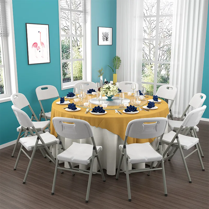 Folding, round table, household, simple, outdoor, minimalist