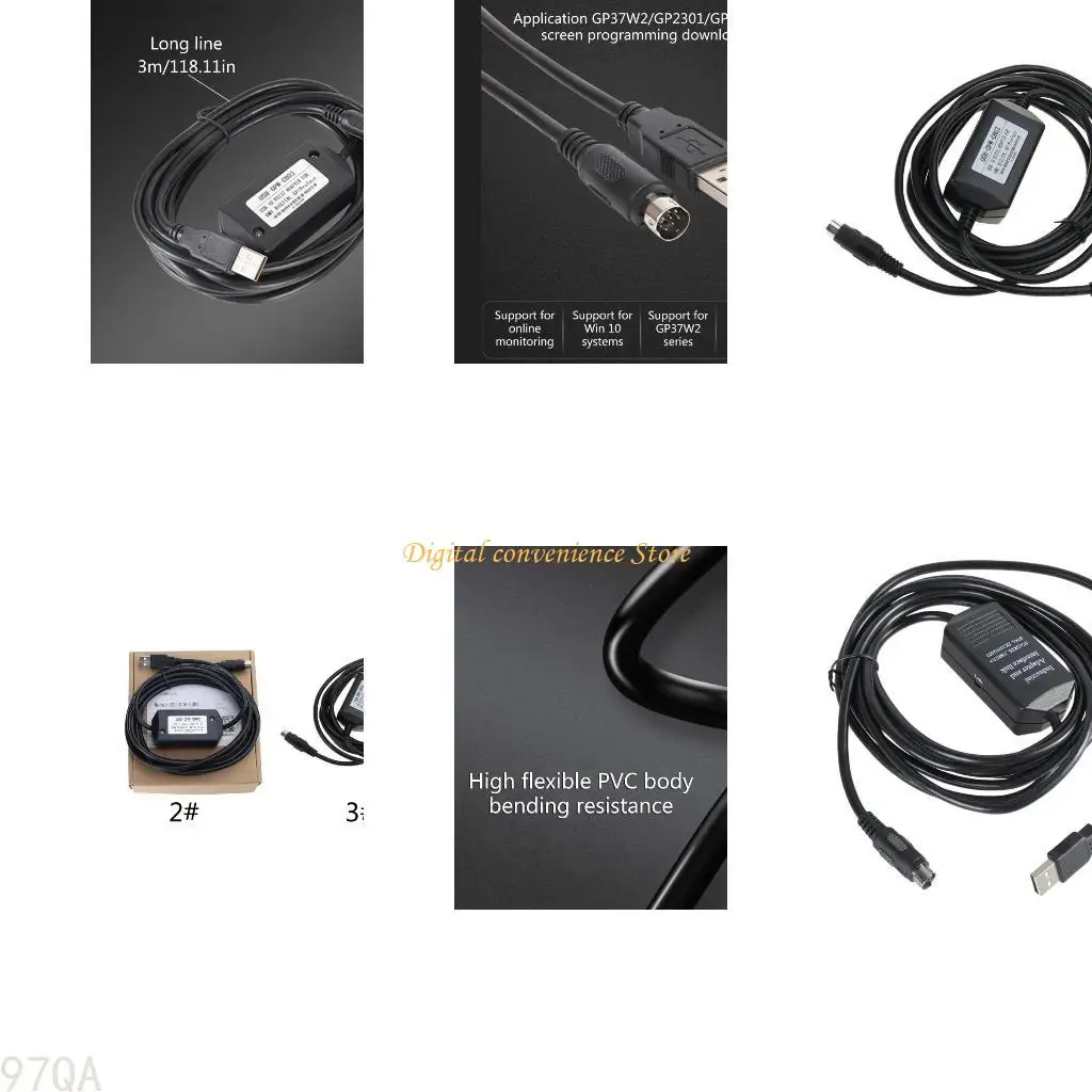 

97QA USB-GPW-CB03 Programming Download Cable for DIGITAL Touch Panel USB-GPW-CB02