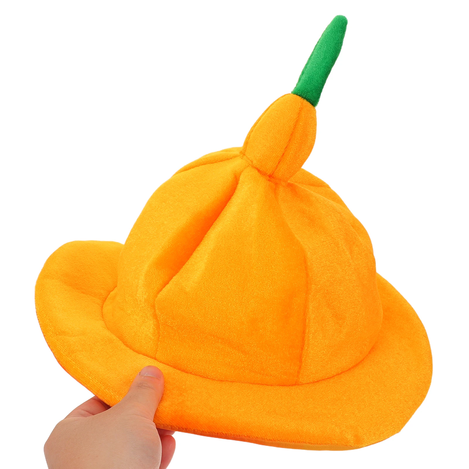 

Headdress Funny Orange Headwear Gold Velvet Hat Carnival Fruit Miss