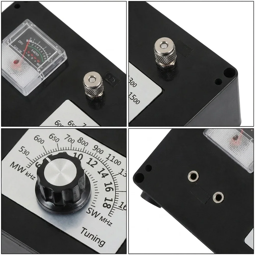 For crystal Radio for kit Supporting AM Medium Wave Band For dual Loop Circuit Diode Detector 18x11x5cm Construction