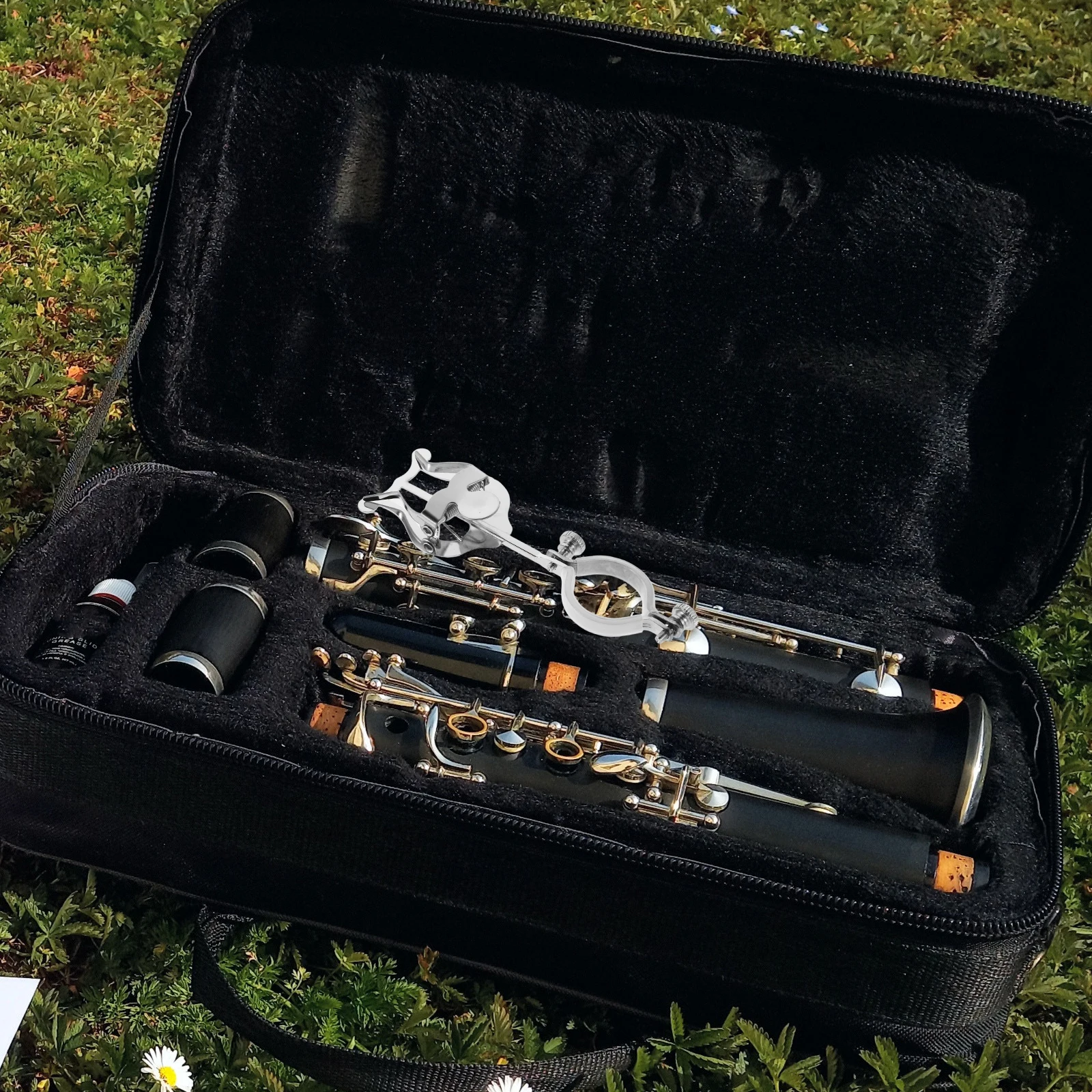 

Clarinet Sheet Clamp Flip for Trumpet Clip-on Lyre Holder Marching Band Metal Clips