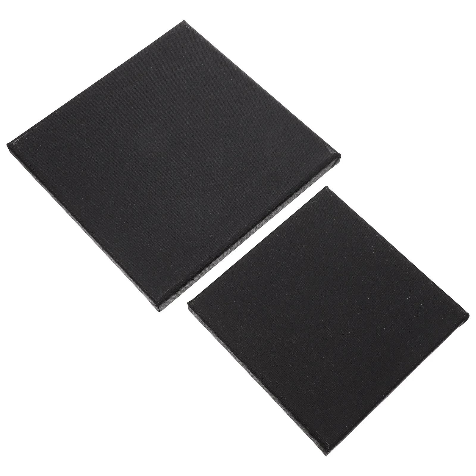 

2pcs Black Painting Canvas Panels Oil Water Painting Board Diy Stretching Frame For Artists Stretched Canvas Frames Blank Art