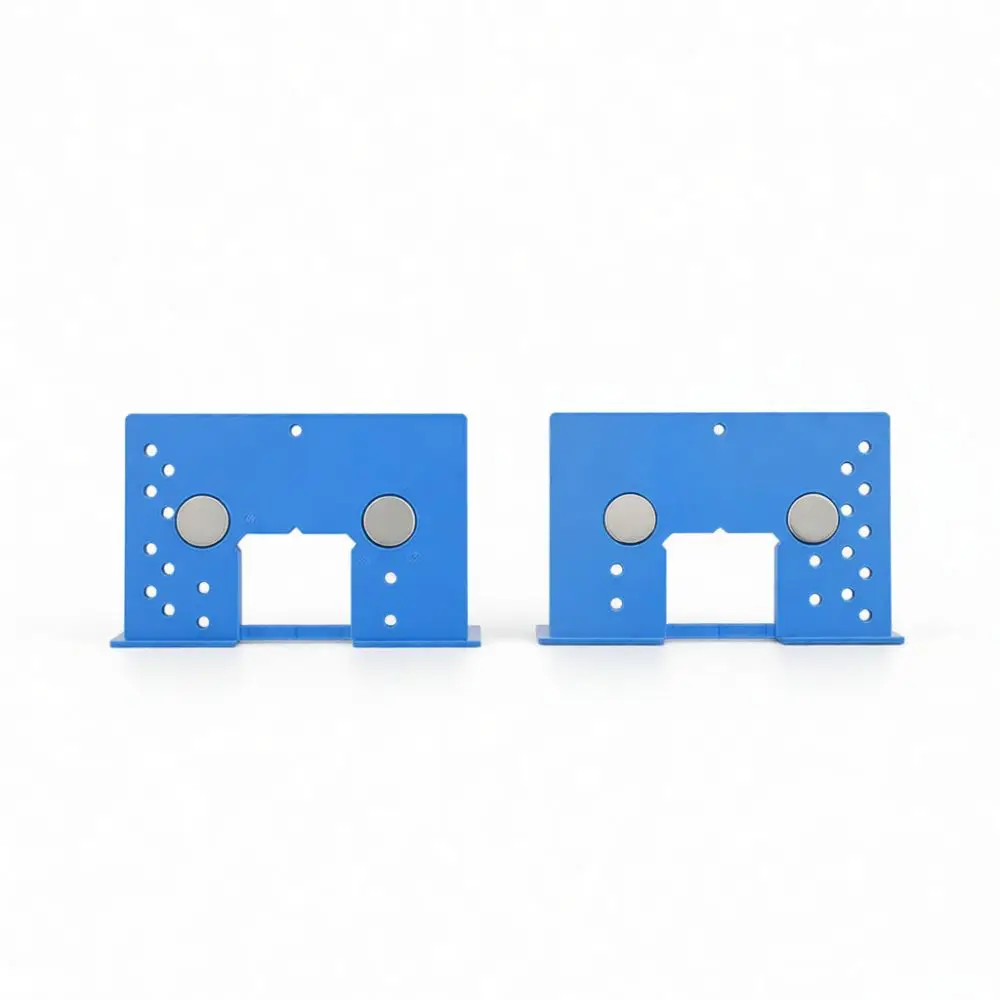 Aluminum Alloy Hinge Installation Locator Cabinet Door Hardware Mounting Tool Magnetic Fixing Jig Precise Positioning Gadget