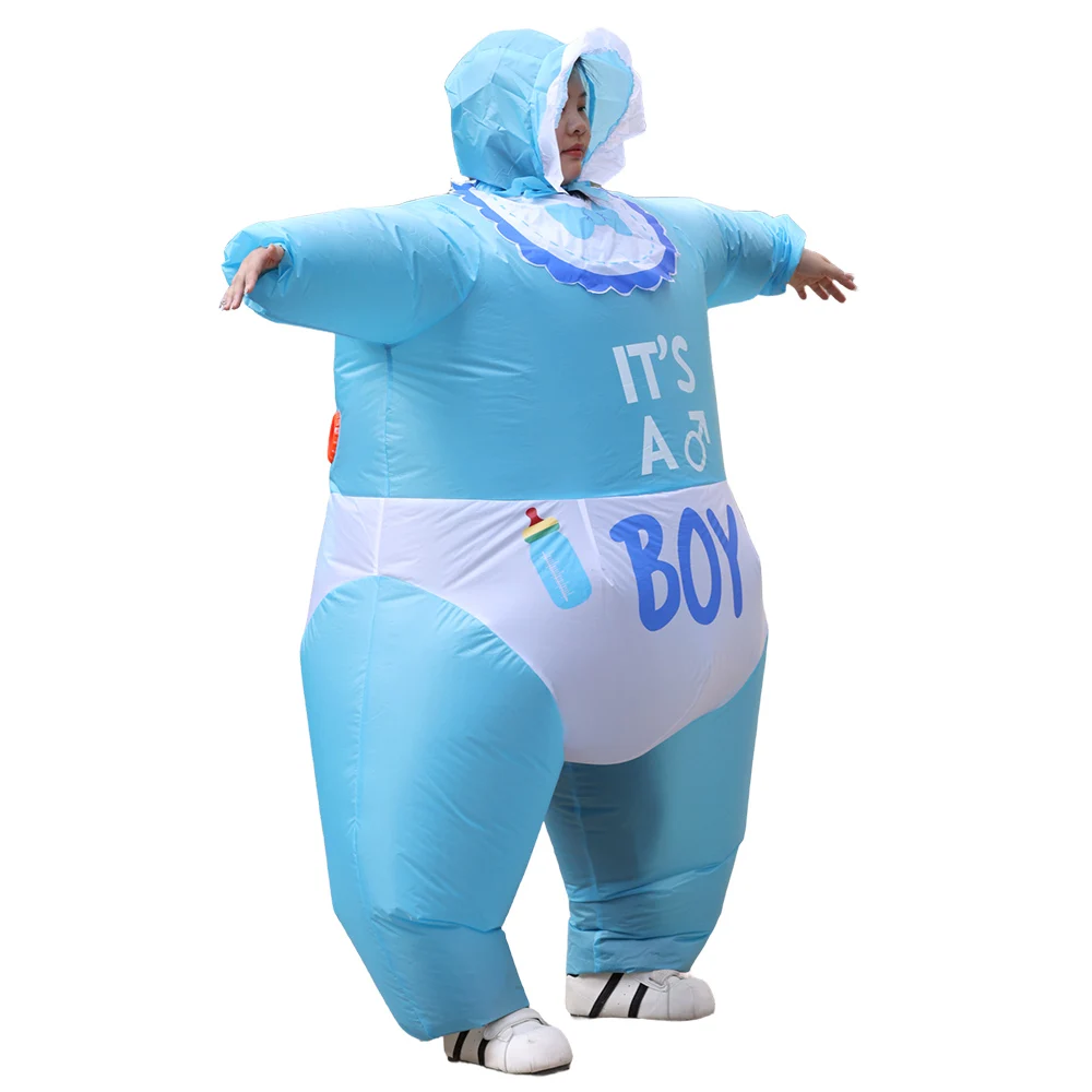 Adult Inflatable Clothing Baby Baptism Party Toys Gender Revealed Role-playing Costumes Festival Performance Props view 2