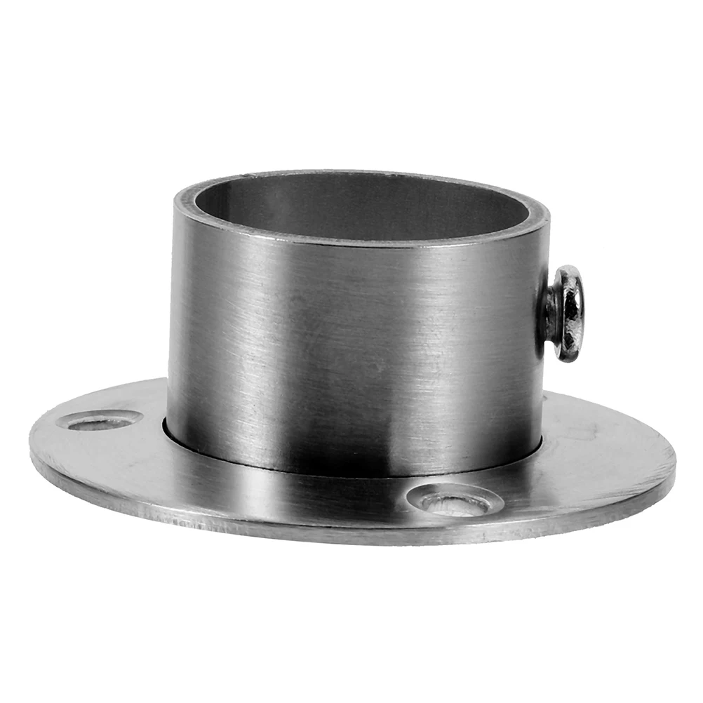 

Stainless Steel Closet Rod Bracket 202mm 22mm Heavy Duty Wardrobe Pole Socket Shower Curtain Holder Accessory Cylinder