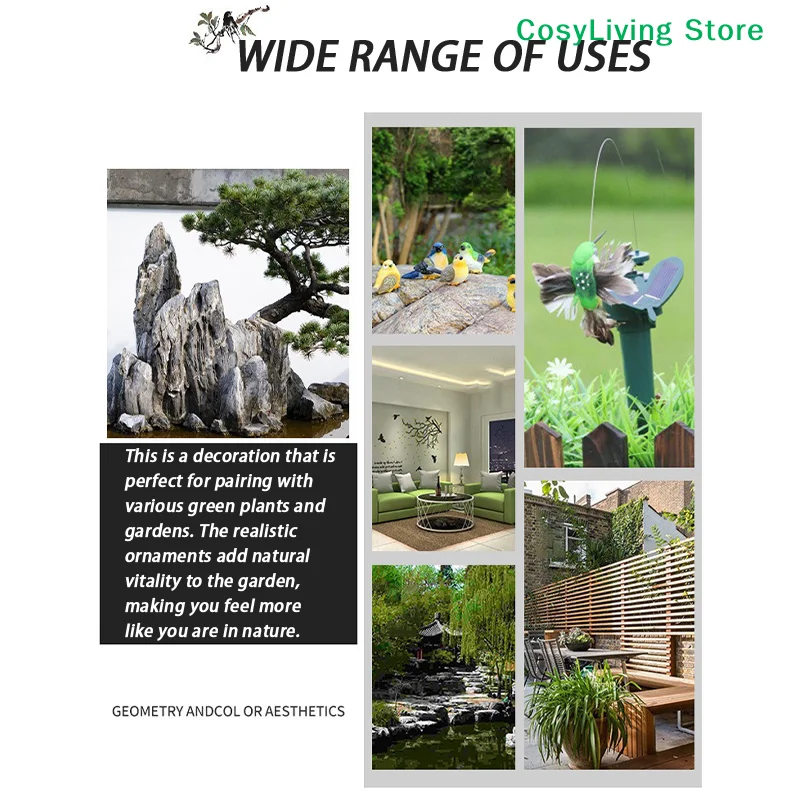 [CL]Fake Foam Animal Simulation Birds Models Tit Cute Artificial Birds DIY Craft Home Garden Ornament Decoration[CL]