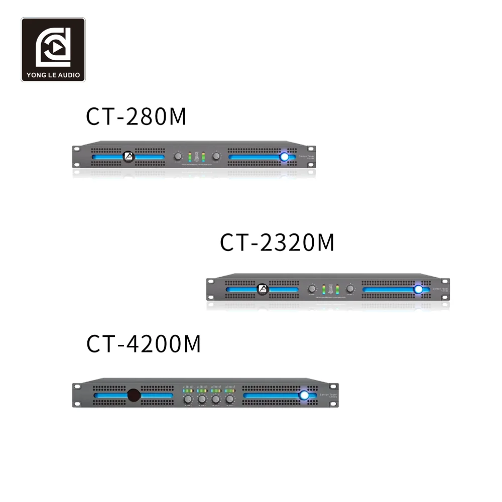 

Professional Power Amplifier 1200W 4 Ohm Outdoor Use For Disco Bar