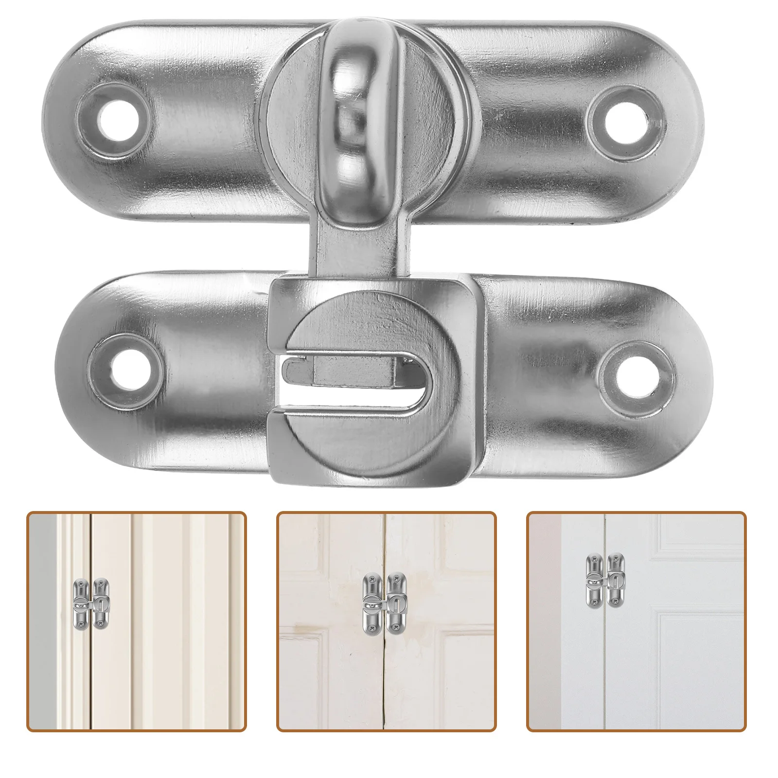 

Sliding Gate Hardware Zinc Alloy Flip Latch for Barn Door Interior Door Lock Set Small Bathroom Screen Door Catch Lock