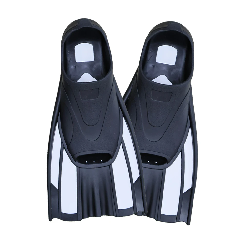 Volle Fuß Tasche Flossen Silikon Schwimmen Schnallen Schnorcheln Tauchen Flossen Training Kurze Runde Schwimmen Schuh Reise Größe Erwachsene – Detail 7