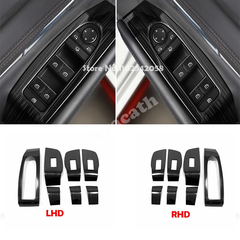 LHD RHD For Mazda 3 Axela BP CX-30 DM Accessories 2020 2021 2022 Car Window Rise Glass Lift Switch Button Cover Trim Sticker