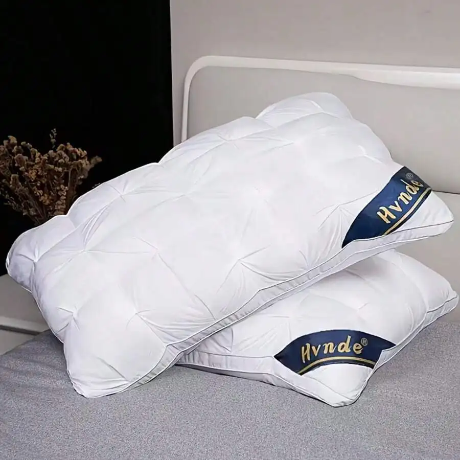 2PCS Luxury Hotel Quality Pillows, Deep Sleep Neck Support, Suitable For All Seasons, Non-Collapsing Middle And High Pillow Core