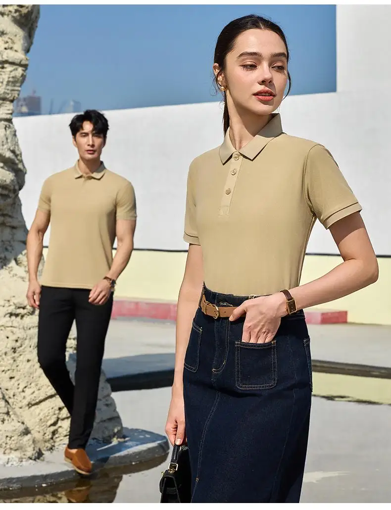 رالف العطر رجل وامرأة نفس النمط قميص بولو الدوبامين اللونMenclothingtshirtfor manpoloT-قمصان للرجال بولو النساء