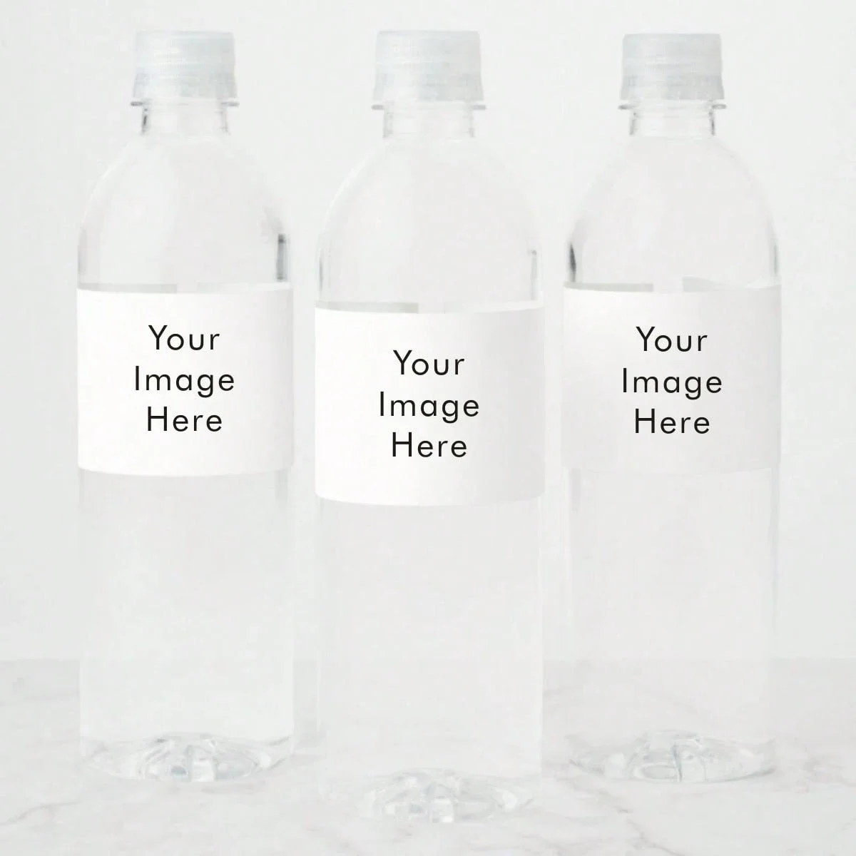 30Pcs Customizable Water Bottle Stickers Self-Adhesive Candy Wrap Personalized Picture or Logo Labels for Beverage Bottles