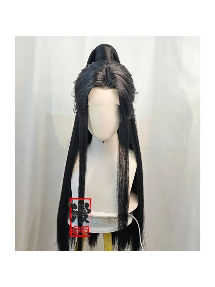 25Chu Wanning Styled Pruik Erha En Zijn Witte Kat Master Mo Ran Aangepaste Pruik Anime Accessoires Prop Oor Hoofddeksels Halloween Geschenken - afbeelding 2