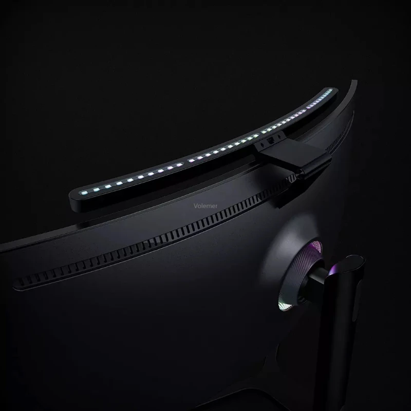 ใหม่ล่าสุดโคมไฟตั้งโต๊ะหน้าจอคอมพิวเตอร์ Yropin LYMAX,โคมไฟตั้งโต๊ะหน้าจอโค้งลดแสงถนอมสายตาไวต่อเสียงสำหรับเล่นเกมไฟแขวน