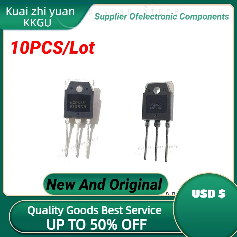 10PCS/Lot New And Original MGD622 MGD623S TO-3P Running Machine Commonly Sed IGBT Field Effect Triple Tube