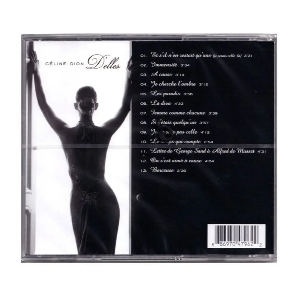 Celine Dion D'Elles European Version CD - Elegant French Pop Album with Soulful Vocals for Fans & Collection