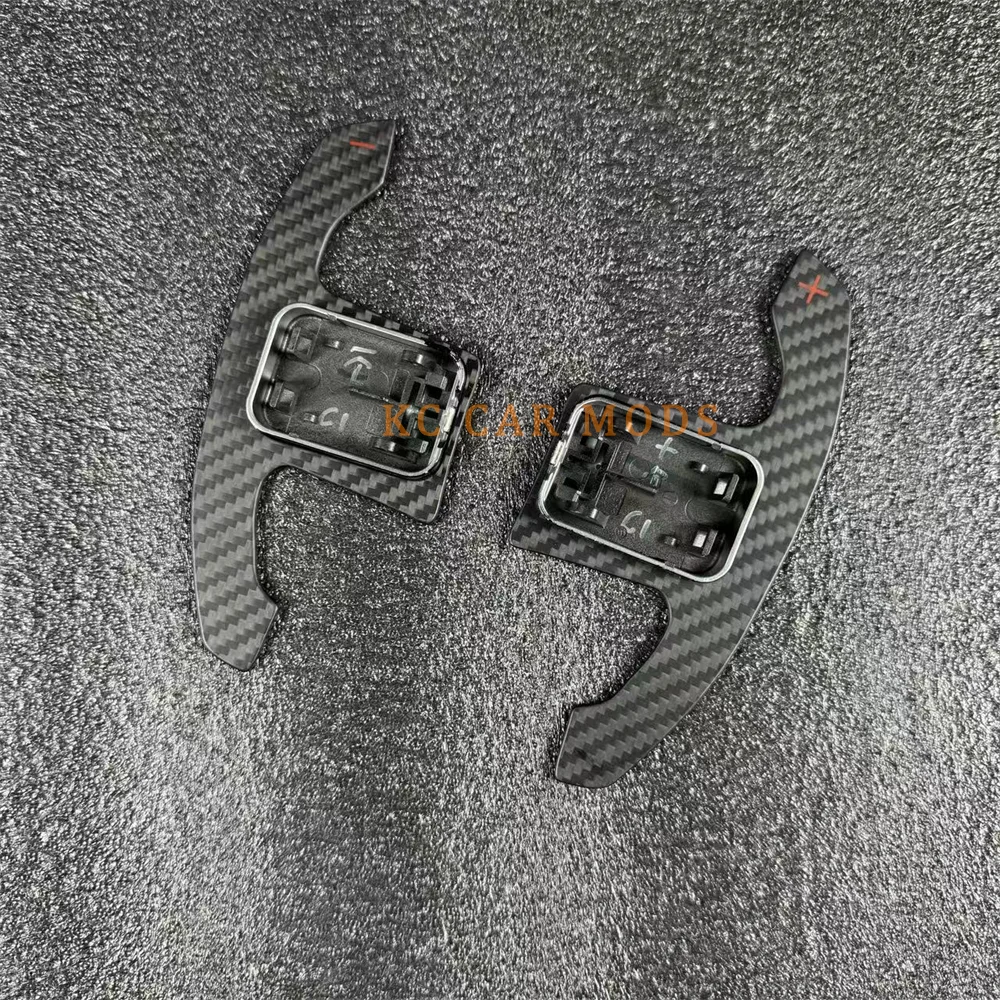 Customized steering wheel black carbon fiber shift paddles for 2024 B-MW X3 M440i car accessories plug and play