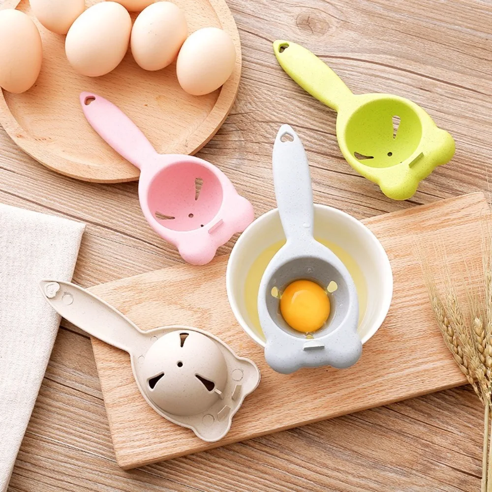 1PC Egg Yolk Separator Divider Plastic Convenient Household Eggs Tool Separates Sieve Cooking Baking Tool Kitchen Accessories