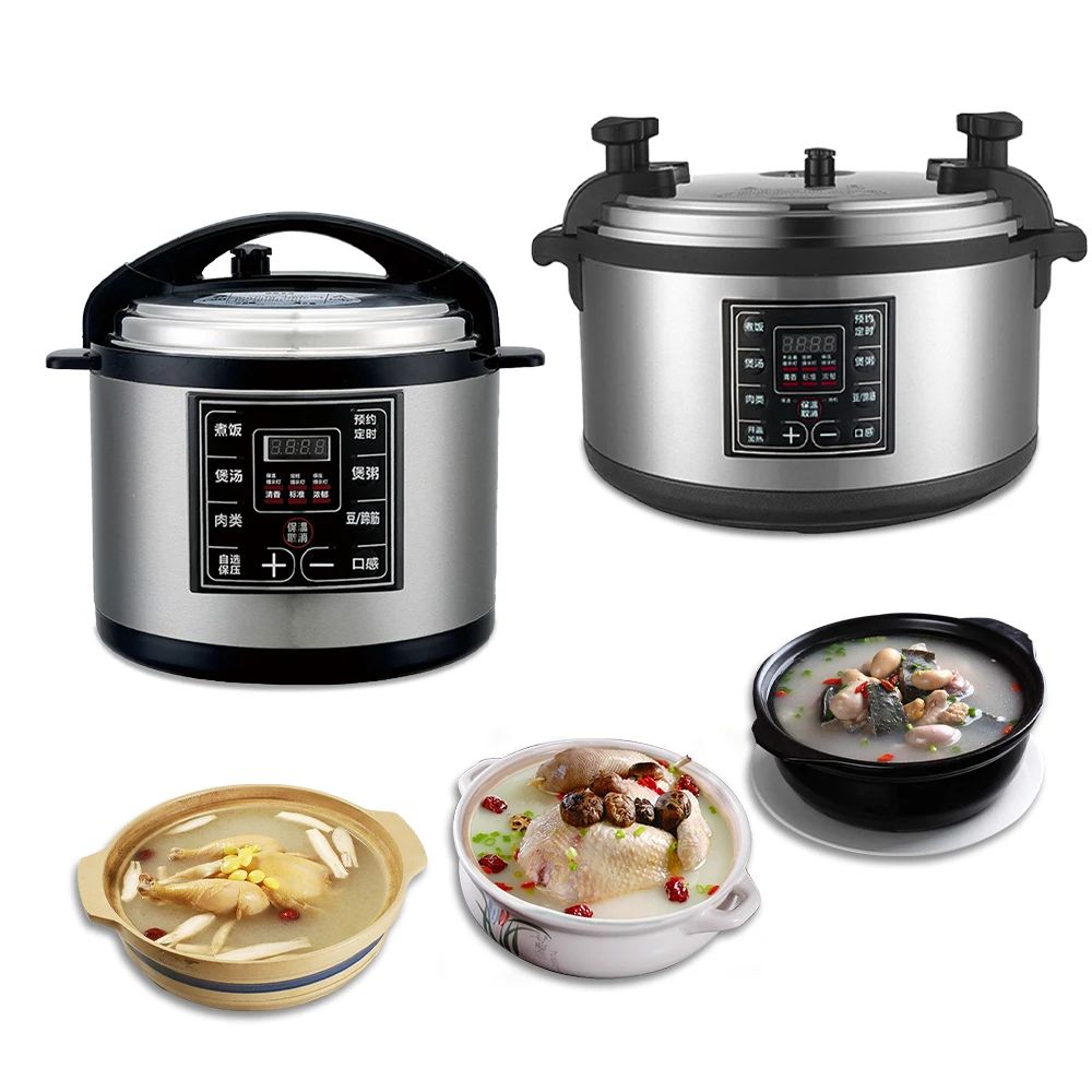 

ITOP 1600W Stainless Steel Non Stick Heating Plate Rice Cooker 8/10/12L Electric Pressure Cookers