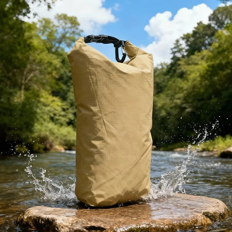 Ultralight Waterproof Dry Bag Roll Top Bucket Bag Large Capacity Foldable Lightweight for Canyoneering Swimming Adventure Paddle
