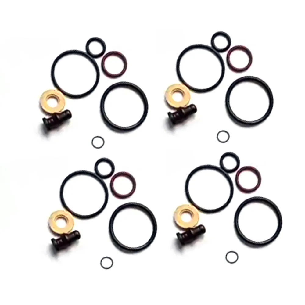 4 X For VW Audi/Transporter 1.4 1.9 2.0 TDI Skoda PD Element + Screws Fuel Injector Seal Kit 038103385A 1417010997