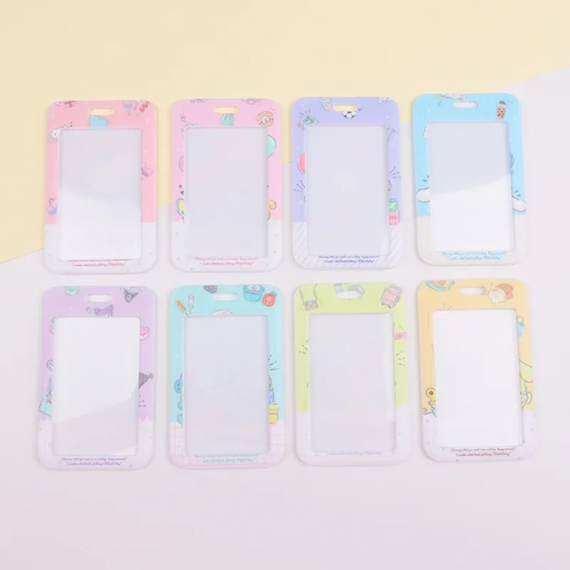 Hot Selling Card Holder Student Meal Card Holder Campus Card Holder Cute Couple Style Keychain Bus Card Holder