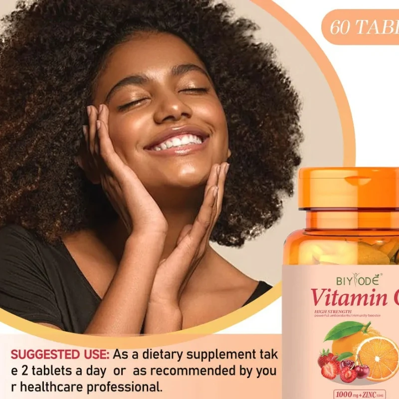 

Витамин С добавляет питание, защищает здоровье кожи, способствует синтезалу коллагена и улучшает metabolizm.