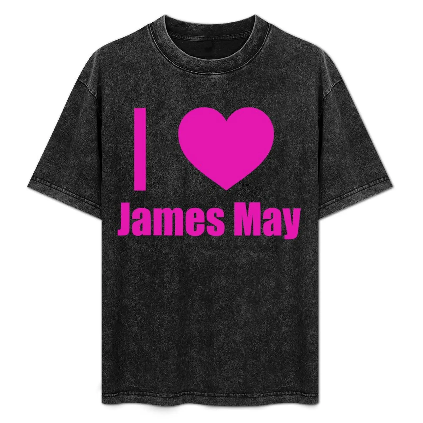 

Футболка I Love James May в уличном стиле, больших размеров
