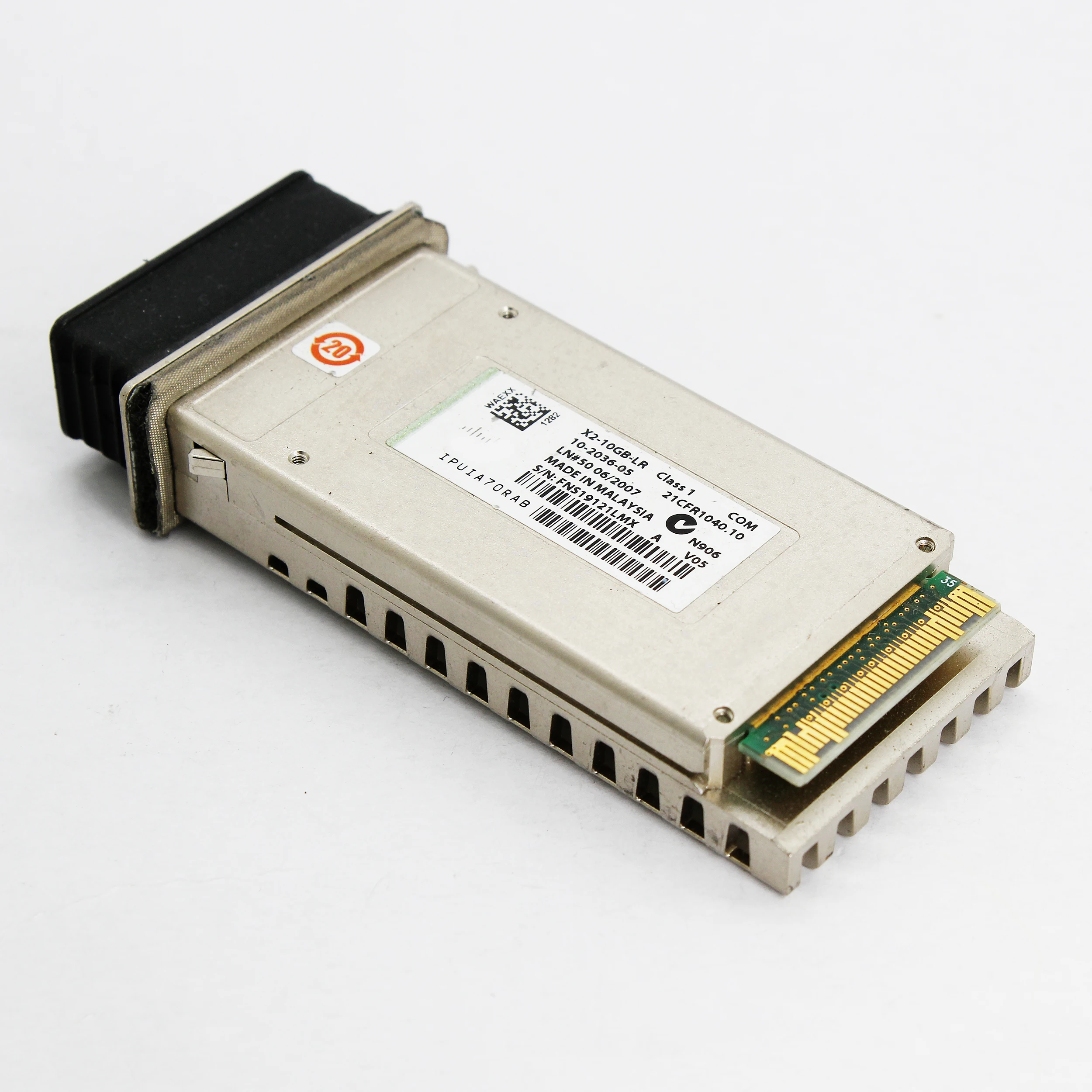 Подлинный для Cisco X2-10GB-LR COM 10-2036-05 ipuia70раб нм 10 км, двойной бывший в употреблении оптический модуль трансивера SC