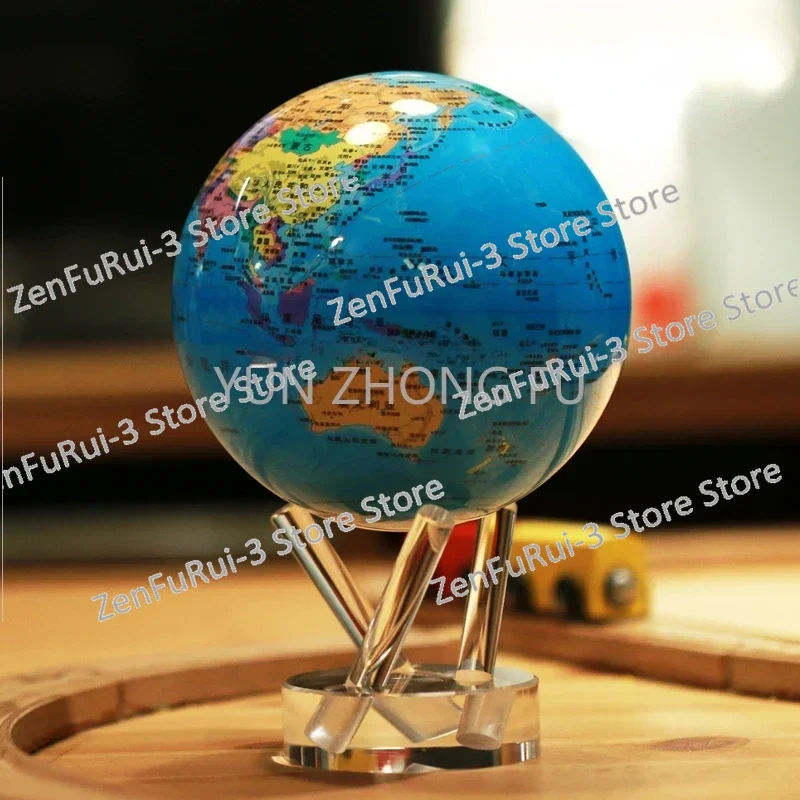 Light Energy Rotation Globe Magnetic Levitation Perpetual Motion Instrument Creative Gift Office Living Room Decoration