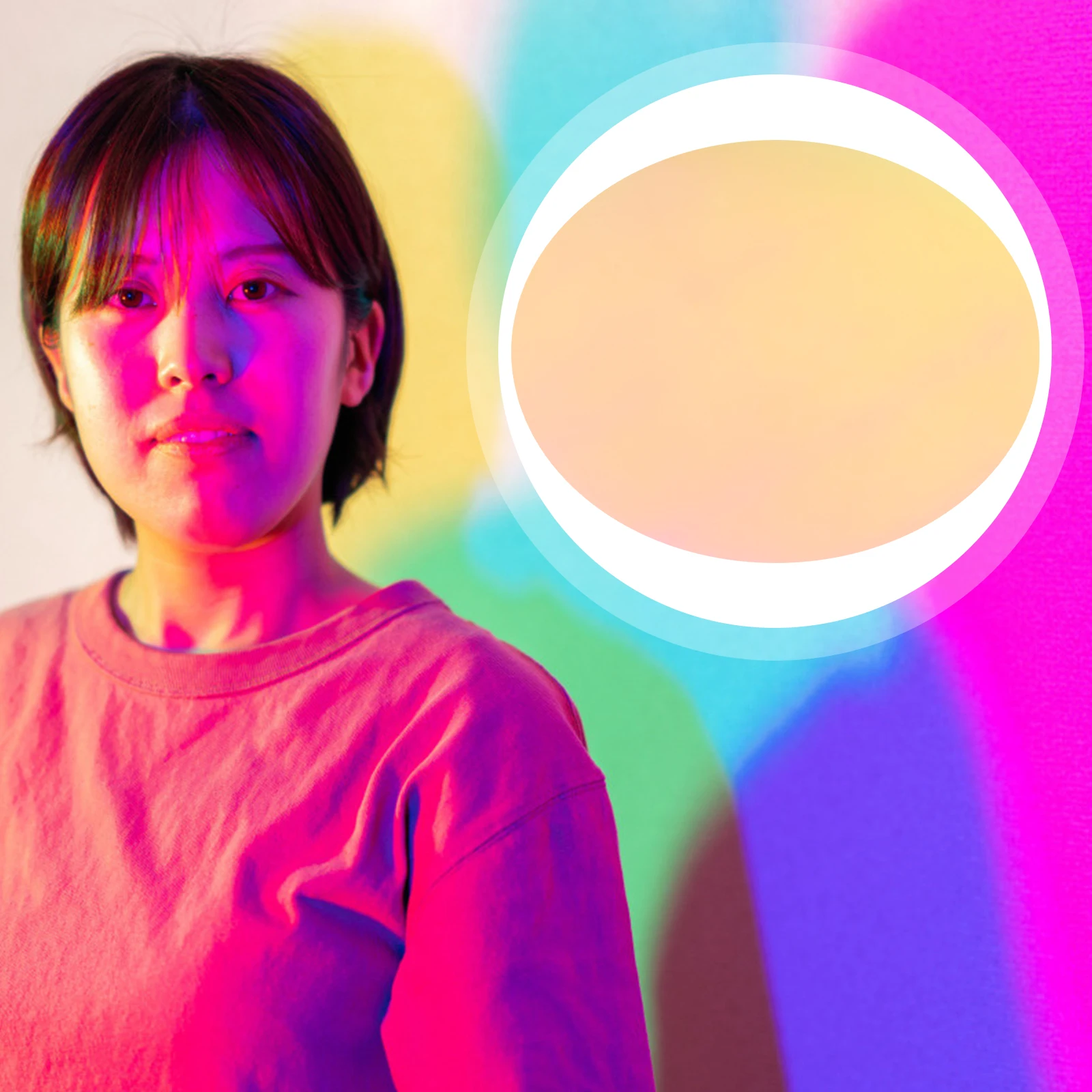 

10pcs Sunset Ambient Light Film for Camera 66mm Transparent Color Filter Studio Lighting Round Gels Mood