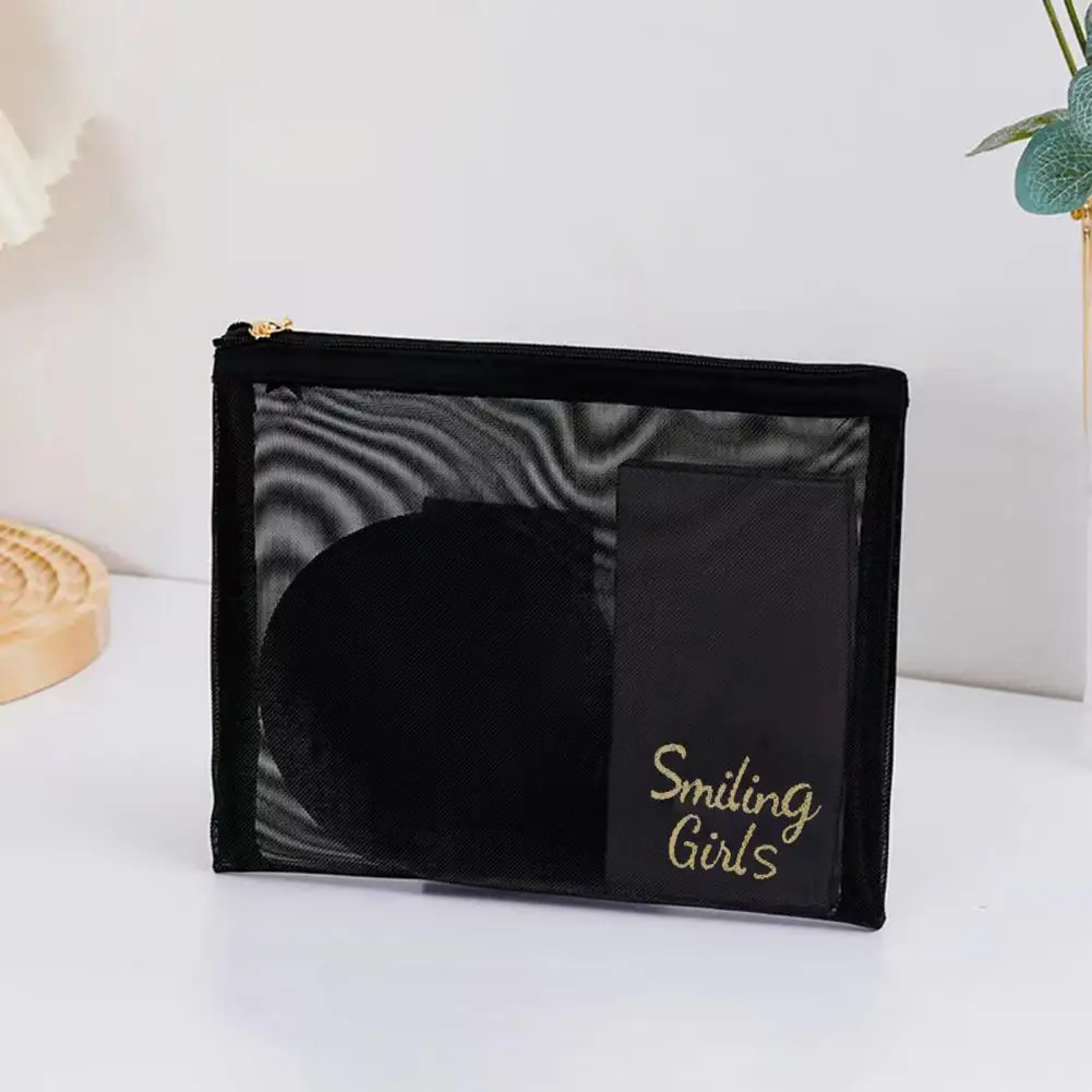 Pretty Storage Bag Lightweight Transparent Toiletry Bag Portable Women Fashion Cosmetic Bag  Organizer