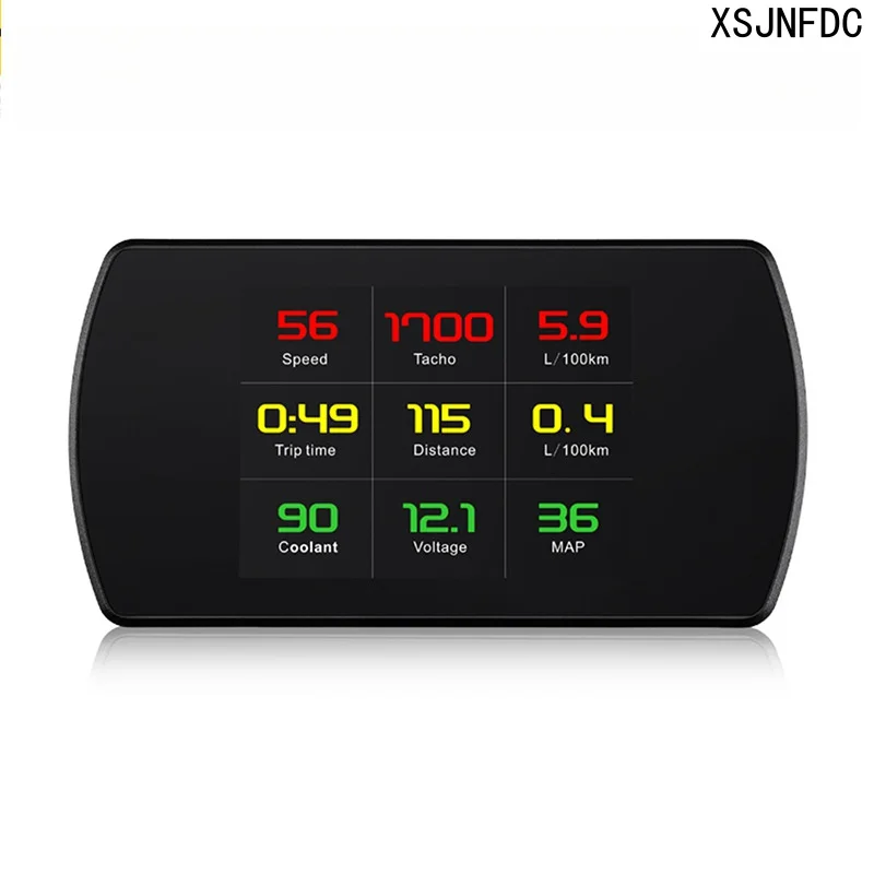 

HUD P12 3-дюймовый ЖК-экран прямого чтения автомобиля Head-up Display OBD Style