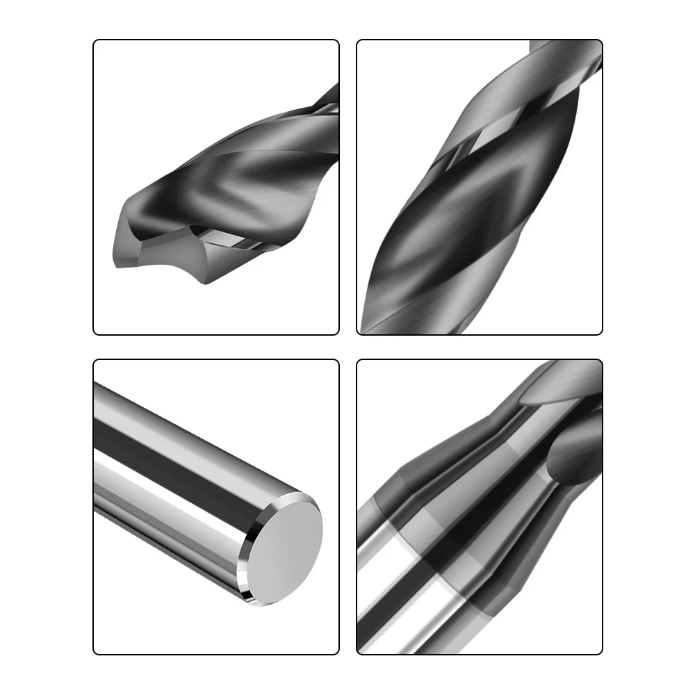 VACK Carbide Alloy Drill Tungsten Steel Hard Stainless Twist Bit Straight Handle Solid Drill For CNC Machine Tools 0.3-3.99mm