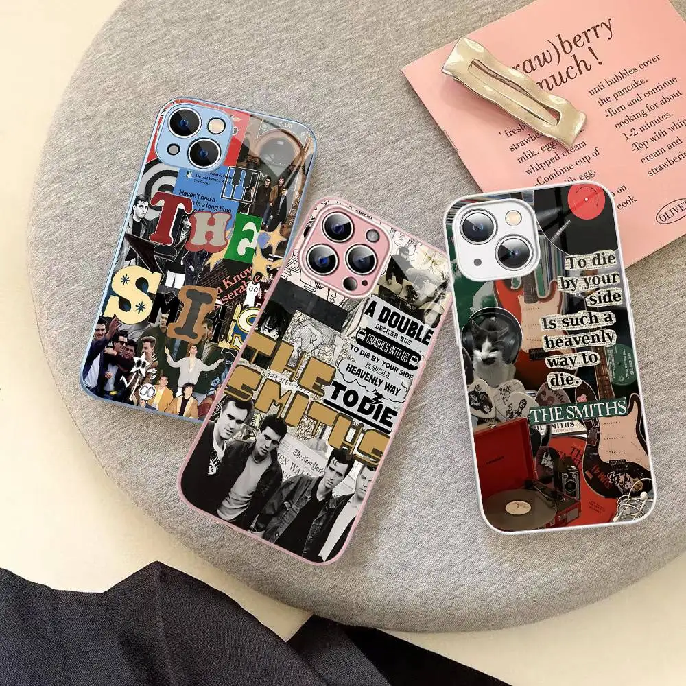 Rock Band The S-Smiths For IPhone 14 13 12 Mini 11 Pro XS Max X XR 14 Plus Tempered Glass Cover