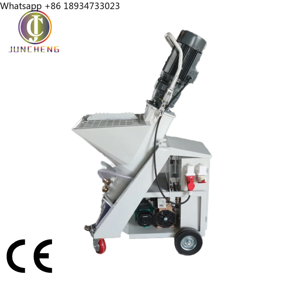 Dry-Mixed Mortar Plastering 10-Meter Gypsum Wall Sandblasting Cement Grouting 220V  Use New Mortar Spray Machines