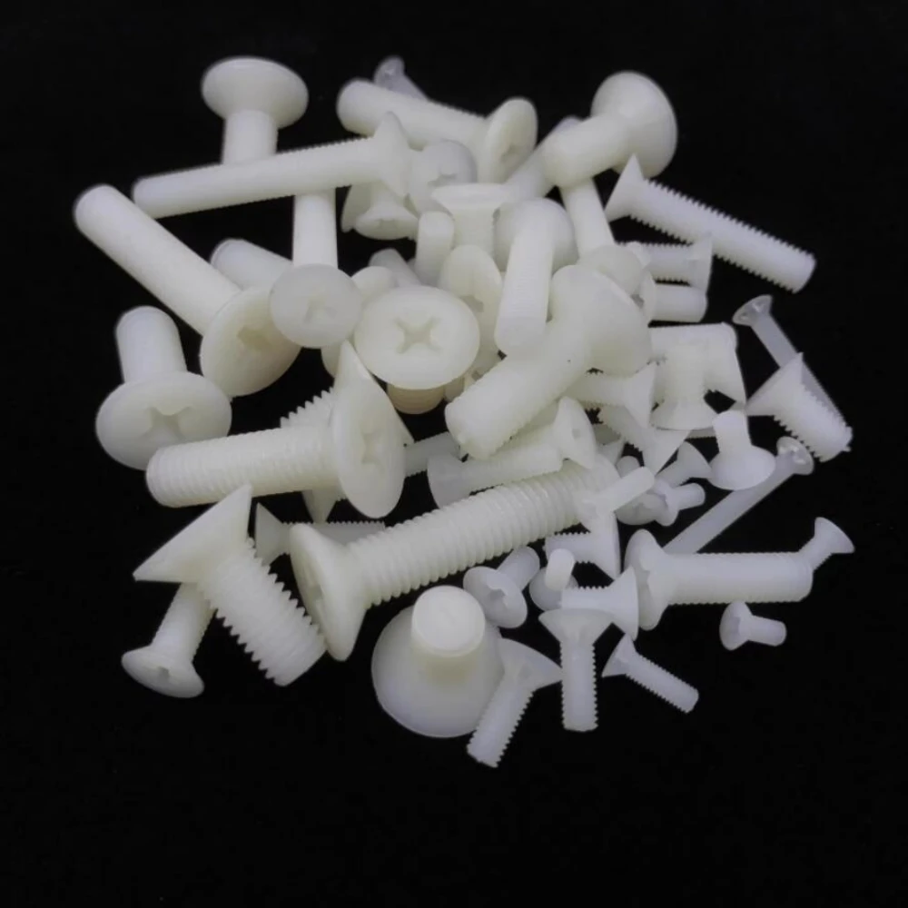 

M5 M6 *8 10 12 15 20 22 25 30 40mm crew cut cross nylon screw