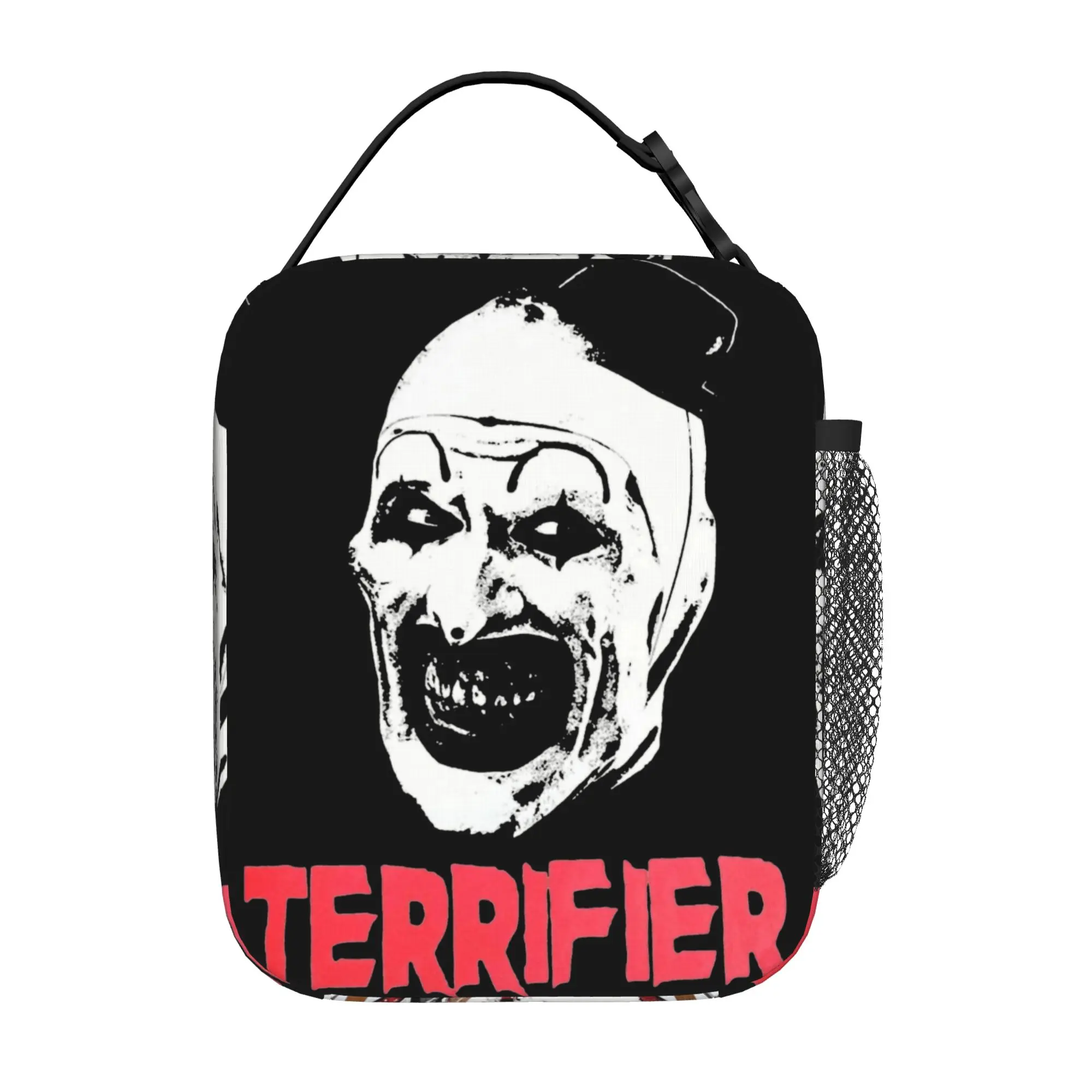 Terrifiers Horror Halloween Thermal Insulated Lunch Bags for School  Reusable Food Bag Container Thermal Cooler Food Box
