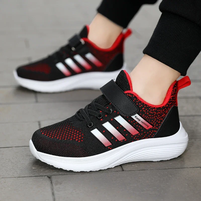 Brand Kids Sneakers Outdoor Running Shoes Boys Girls Comfortable Sport Shoes Breathable Children Gym Shoes Antislip Trainers