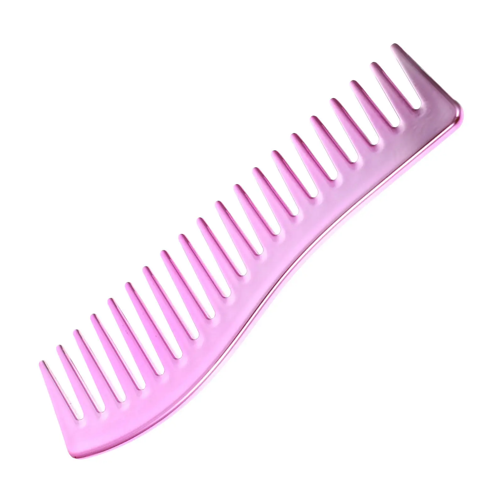 

Electroplated Powder Wide Teeth Hair Styling Comb ABS Material Comfortable Styling Hair Brush for Men Salon Hairdressing