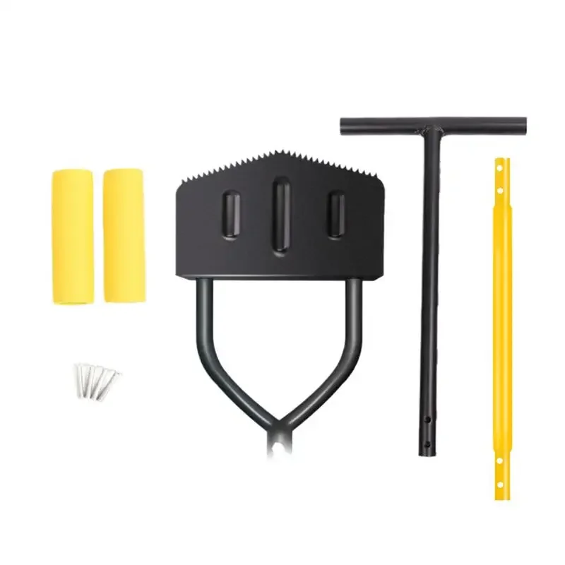 Grass Edger Tool Garden Hand Edger Lawn Tool Saw-Tooth Steps Flower Bed Grass Cleaning Gadgets Heavy Duty Ergonomical Handle