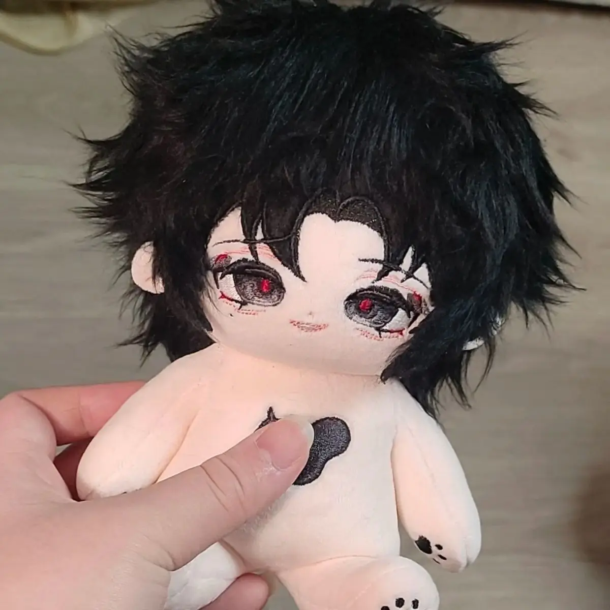 Stuffed 20cm Game Anime Zhu Yaoxing Attributes - Head Seventh Strange Tales Body Plush Doll Toy Soft Dress Up Cotton Kid Gift