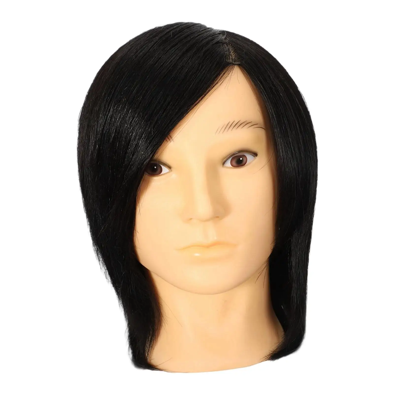 

Manikin Head Cosmetology Mannequin Doll PVC Hairstyling Hairdresser Training Doll Practice Head for DIY Hair Salon Washing