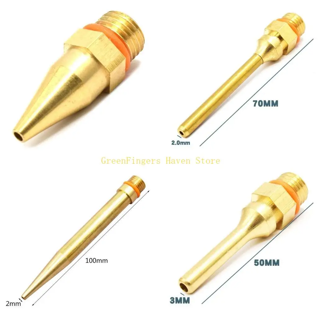 

F68D аксессуары для клеевого пистолета из расплава, насадка из чистой меди, длинная, короткая, малого диаметра, большого 2x34 мм