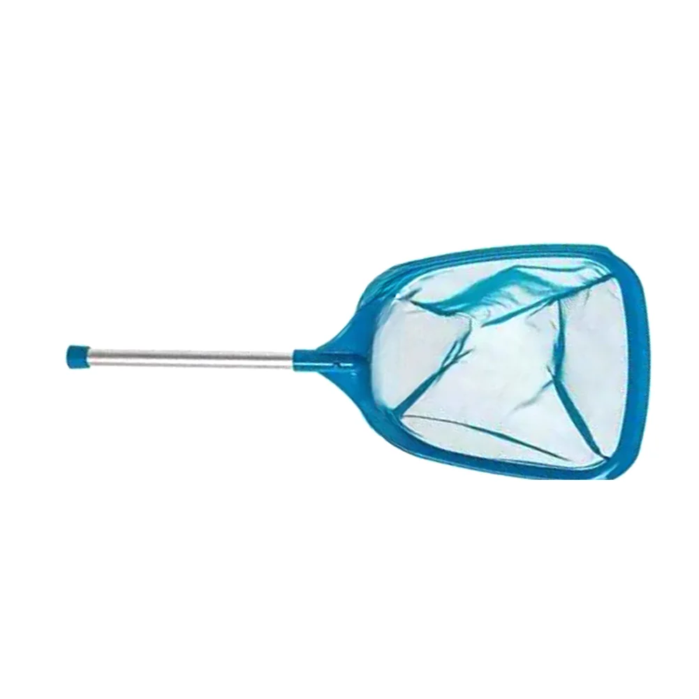 Aluminum Alloy Skimmer Net with Deep Mesh Basket Optimized for Leaf Collection and Floating Waste Removal from Pools and Spas