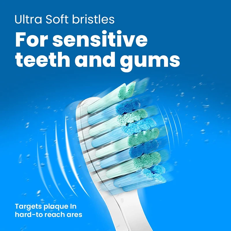 Bàn Chải Đánh Răng Điện Đầu Thay Thế 10 Chiếc Đầu Bàn Chải Đánh Răng Tương Thích Với Fairywill FW-507/508/515/551/917/959/2011/D1/D3