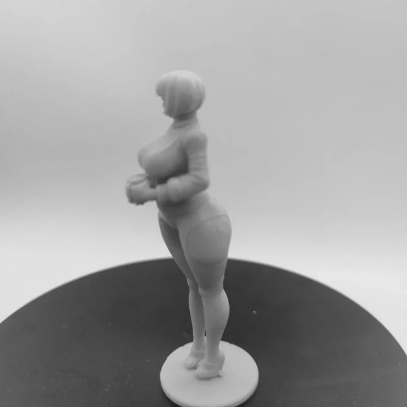 1/24 Scale 75mm Vertical Height Big Breasts and Fat Buttocks Resin Figure Assemble Model Kit Unassembled Unpainted Figurines Toy