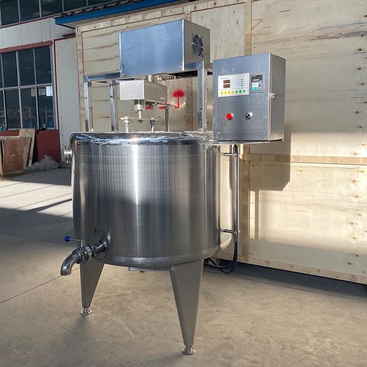 Commercial Mozzarella Cheese Production Line 300L Cheese Making Machine/Cheese Tank Chesse Press Machine view 3